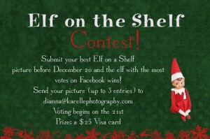 Submit your best Elf on the Shelf photo Karelle Photography