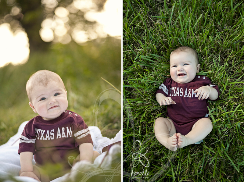 Houston Baby Photographer | Baby Blackwell, 6 months - Karelle Photo