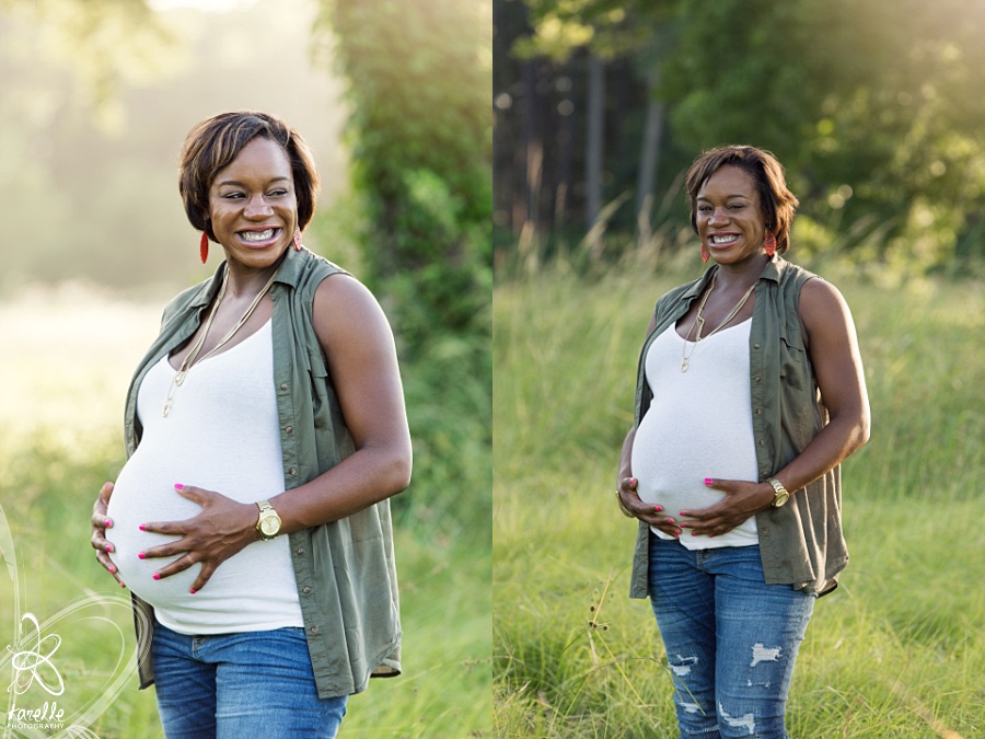 spring tx maternity photography